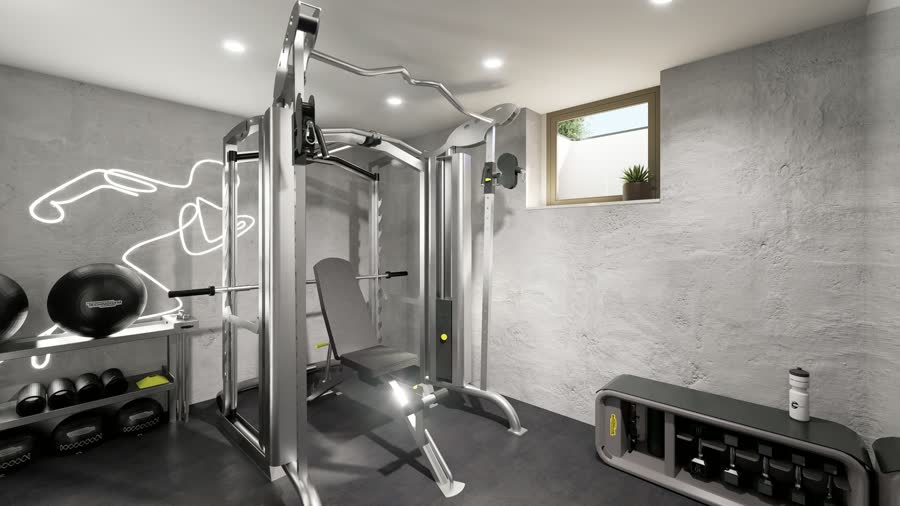 Rezidence Moravany — domácí fitness zóna