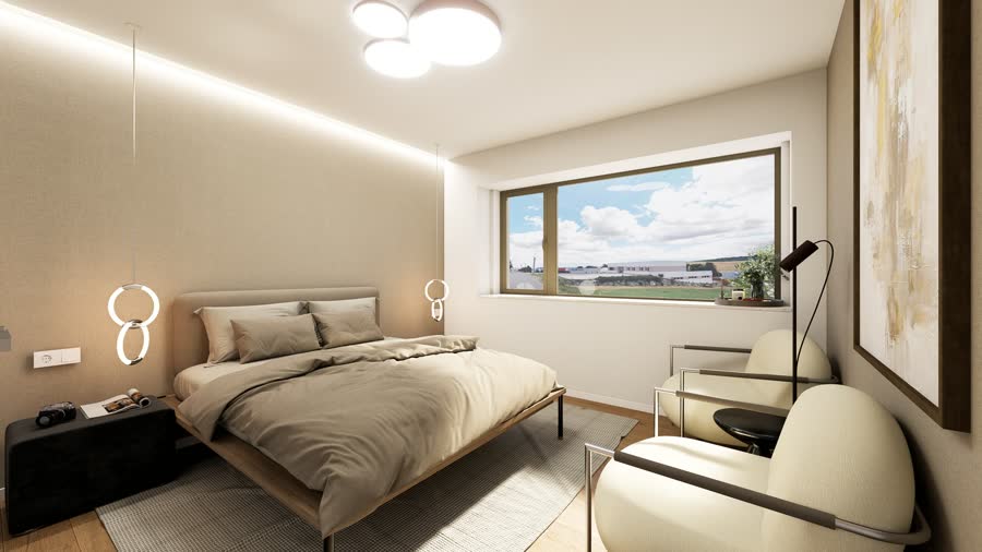 Rezidence Moravany — interiér ložnice