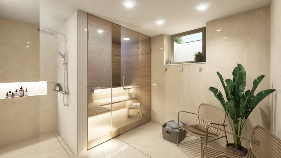 Rezidence Moravany — wellness zázemí se saunou